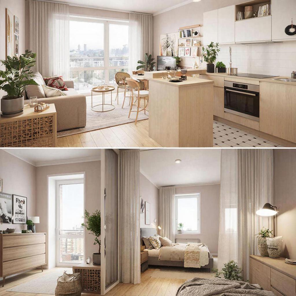 Искусство баланса: Как мы превратили типовую двушку в пространство для жизни и вдохновения